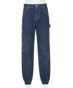 Own Saviour Dark Cargo Jeans Pants