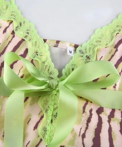 Own Saviour Tees + Tops Animal Lace Cami Crop