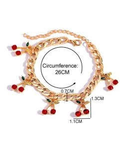 Own Saviour Cherry Charm Bracelet