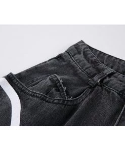 Own Saviour Acid Smiley Black Jeans