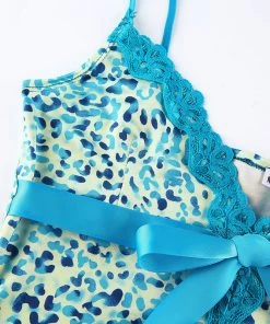 Own Saviour Tees + Tops Animal Lace Cami Crop