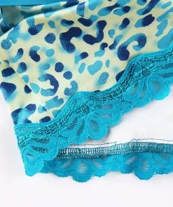 Own Saviour Tees + Tops Animal Lace Cami Crop