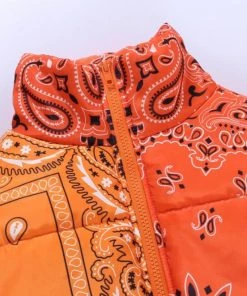 Own Saviour Jackets Paisley Bandana Puffer Jacket