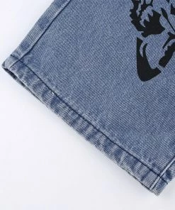 Own Saviour Grey/Blue Butterfly Jeans New In