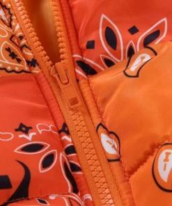 Own Saviour Jackets Paisley Bandana Puffer Jacket