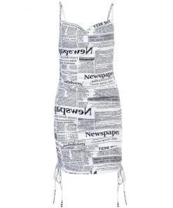 Own Saviour Dresses + Sets Newspaper Ruched Dress