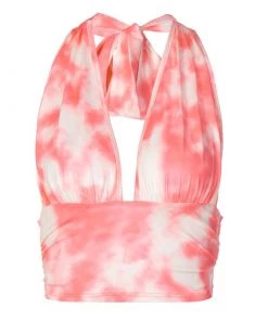 Own Saviour Peach Tie Dye Halter