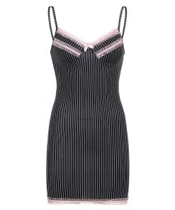 Own Saviour Pinstripe Mini Dress