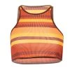 Own Saviour Sunset Stripe Crop
