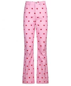 Own Saviour Heart Flare Pants