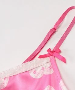 Own Saviour Pink Heart Mini Dress