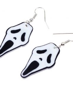 Own Saviour Ghostface Dangle Earrings Accessories