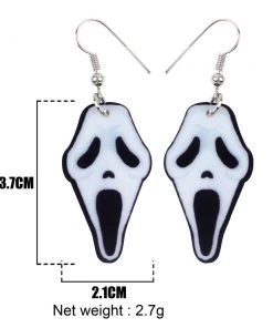 Own Saviour Ghostface Dangle Earrings Accessories