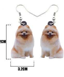 Own Saviour Pomeranian Drop Earrings