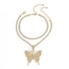 Own Saviour Butterfly Pendant Anklet