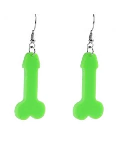 Own Saviour New In Neon Penis Earrings