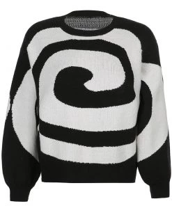 Own Saviour Swirl Knit Sweater New In