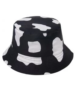 Own Saviour Accessories Black Cow Bucket Hat
