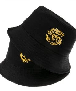 Own Saviour Accessories Dragon Embroidered Bucket Hat