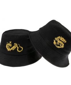 Own Saviour Accessories Dragon Embroidered Bucket Hat