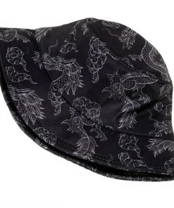 Own Saviour Accessories Black Dragon Bucket Hat
