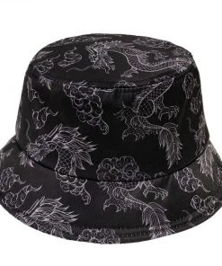 Own Saviour Accessories Black Dragon Bucket Hat