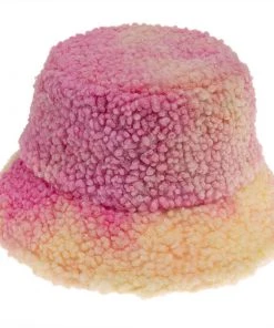 Own Saviour Tie Dye Faux Fur Bucket Hat