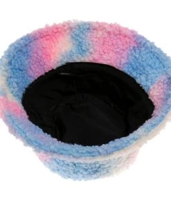 Own Saviour Tie Dye Faux Fur Bucket Hat