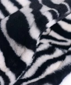 Own Saviour Accessories Zebra Faux Fur Bucket Hat