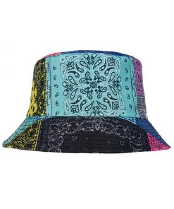 Own Saviour Accessories Multicoloured Paisley Bandana Bucket Hat