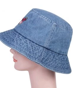 Own Saviour New In Denim Butterfly Bucket Hat