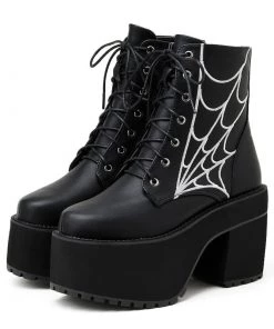 Own Saviour New In Cobweb Platform Boots