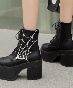 Own Saviour New In Cobweb Platform Boots