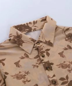 Own Saviour Floral Mesh Shirt