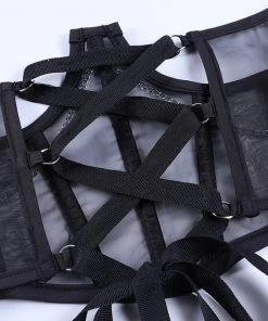 Own Saviour Chain Black Corset