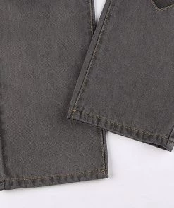 Own Saviour Grey Heart Cut Out Jeans