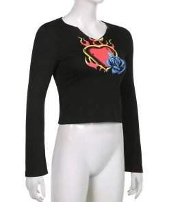 Own Saviour New In Heart Flame Top