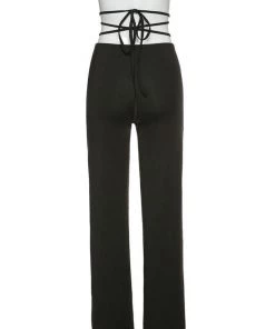 Own Saviour Tie Up Low Rise Pants