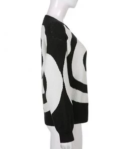 Own Saviour Swirl Knit Sweater New In