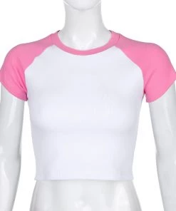 Own Saviour Pink Raglan Crop Tees + Tops