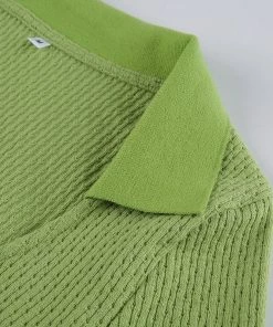 Own Saviour Green Button Crop New In