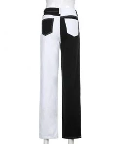 Own Saviour Slant Front Splice Jeans Pants