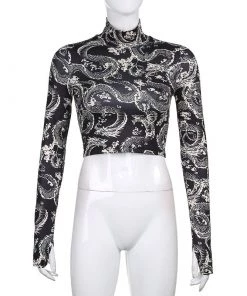 Own Saviour New In BY Dragon Turtleneck Crop