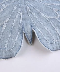 Own Saviour Black/Brown/Blue Butterfly Crop