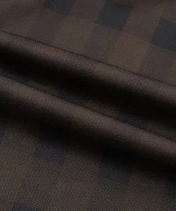 Own Saviour Brown Black Straight Plaid Pants