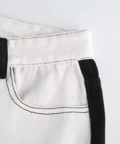 Own Saviour Black/White Splice Jeans