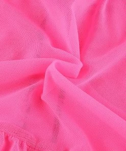 Own Saviour Tees + Tops Neon Pink Ruffle Cami