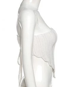 Own Saviour Knitted Point Tube Top