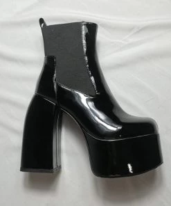 Own Saviour Curve Heel Platform Boots