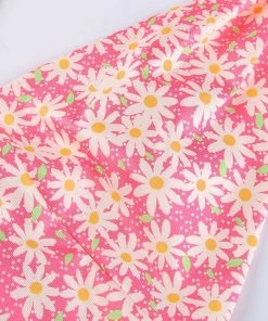 Own Saviour Floral Ring Halter Crop Tees + Tops